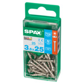 Spax schroef T-Star Plus roestvast 3,5x25 mm 25 stuks