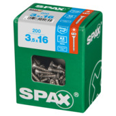 Vis inox A2 T-Star Spax 3,5x16 mm 200 pièces