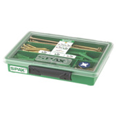 Spax assort klein + pluggen 130 stuks