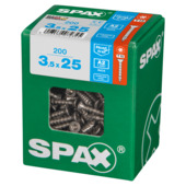 Vis inox A2 T-Star Spax 3,5x25 mm 200 pièces