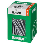 Spax schroef T-Star Plus geel 6x120 mm 75 stuks