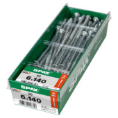 Spax schroef T-Star Plus geel 6x140 mm 50 stuks