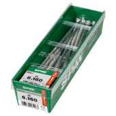 Spax schroef T-Star Plus geel 6x160 mm 20 stuks