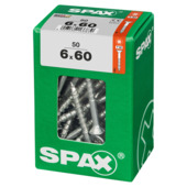 Spax schroef T-Star Plus geel 6x60 mm 50 stuks