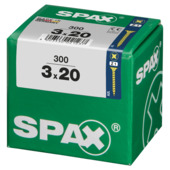 Spax schroef pozi geel 3x20 mm 300 stuks
