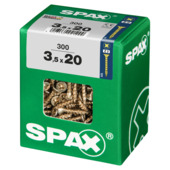 Vis PZ Spax jaune 3,5x20 mm 300 pièces