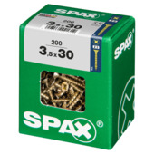 Vis PZ Spax yellox 3,5x30 mm 200 pièces