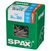 Vis inox A2 T-Star Spax 3,5x30 mm 150 pièces