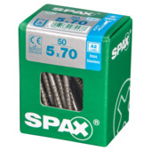 Vis inox A2 T-Star Spax 5x70 mm 50 pièces
