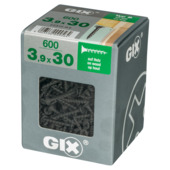Vis à placoplâtre sur bois type B Gix Spax 3,9x30 mm 600 pièces