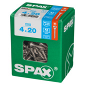 Vis T-star Spax inox A2 plus 4x20 L 200 pièces