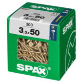 Spax schroef pozi geel 3,5x50 mm 300 stuks