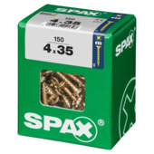 Spax schroef pozi yellox 4x35 mm 150 stuks