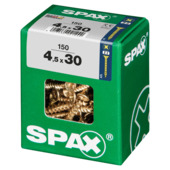 Spax schroef pozi yellox 4,5x30 mm 150 stuks