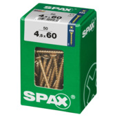 Vis PZ Spax yellox 4,5x60 mm 50 pièces