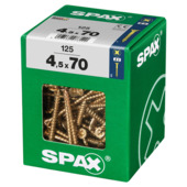 Spax schroef pozi geel 4,5x70 mm 125 stuks