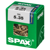 Spax schroef pozi geel 5x35 mm 100 stuks