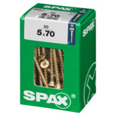 Spax schroef pozi yellox 5x70 mm 50 stuks