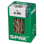 Spax schroef pozi geel 4x80 mm 50 stuks