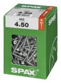 Spax schroef T-Star Plus geel 4x50 mm 400 stuks