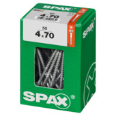 Vis T-Star Plus Spax jaune 4x70 mm 50 pièces