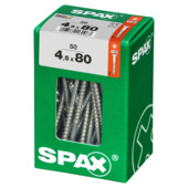 Spax schroef T-Star Plus geel 4,5x80 mm 50 stuks