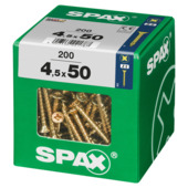 Spax schroef pozi geel 4,5x50 mm 200 stuks