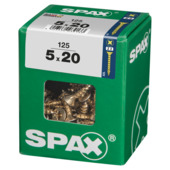 Vis Pozi Yellox Spax 5x20 L 125 pièces