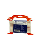 Birolen lijn gevlochten polyester 8 strengen 6 mm 5 m wit