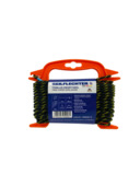 Trimlijn gevlochten 4 mm 15 m zwart/geel