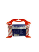 Atlantic Compact lijn voorgerekt 6 mm 5 m wit/rood