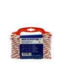 Atlantic Compact lijn voorgerekt 6 mm 15 m wit/rood