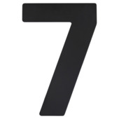 GAMMA huiscijfer zwart inox nummer 7