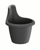 Respana hangbloempot antraciet