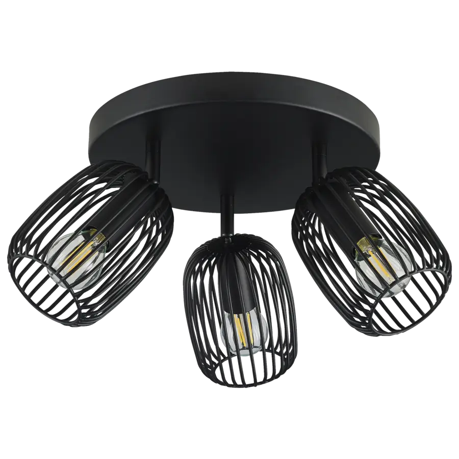 Support 3 spots GAMMA Nikki noir