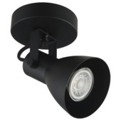 Spot GU10 GAMMA Prato orientable noir
