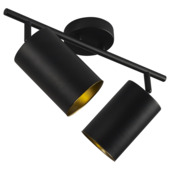 GAMMA opbouwspot Genova duobalk zwart