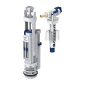Geberit vervangmechanisme 3/6 L wit