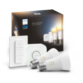 Kit de démarrage Philips Hue white ambiance E27 lot de 2