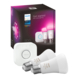 Philips Hue starterkit - wit en gekleurd 11W - 2 lampen - E27
