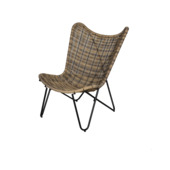 Wakefield tuinstoel Belize bruin wicker