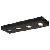 Support 4 spots GAMMA Bellagio LED intégrées 10W