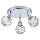 Support 3 spots GAMMA Palermo chromé