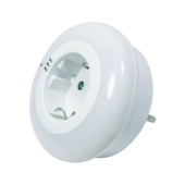 Prolight LED nachtlamp met stopcontact en dag/nachtsensor