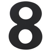 GAMMA huiscijfer zwart inox nummer 8