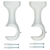 Intensions FSC houten wandsteun open 35mm wit 2 stuks