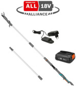 Gardena 18V telescopische takkenschaar 3,6m (P4A) incl. 2,0Ah accu + lader