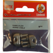 Draadklem inox 6,0 mm 2 stuks