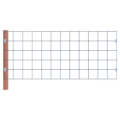 Gaas volgpakket tuinhek hardhout liggend 75 x 180 cm