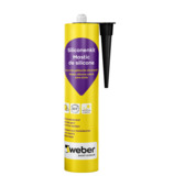 Mastic silicone antracite Weber Beamix 300 ml